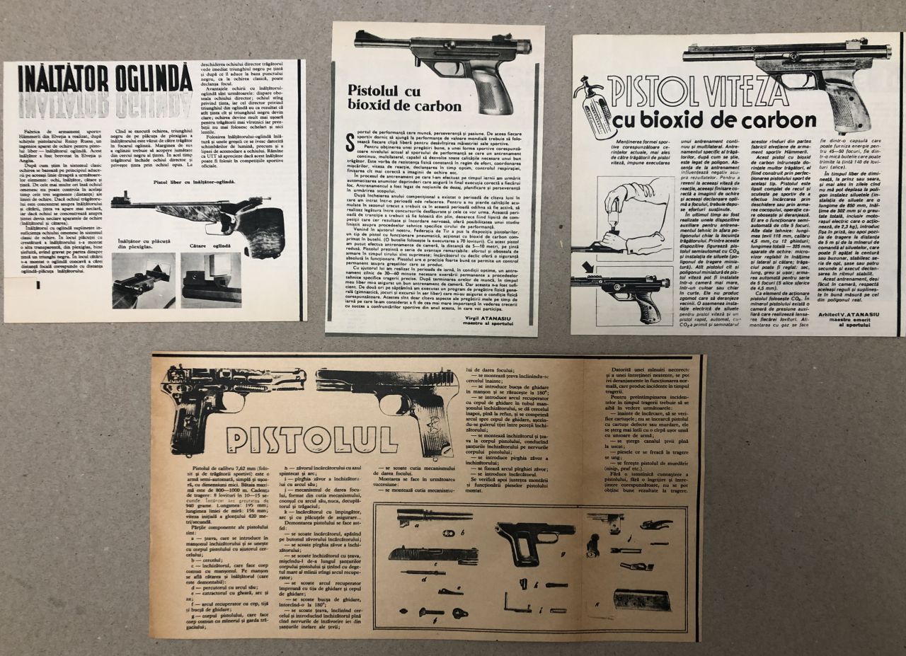 și tir cu arma, lot 18 și fotografii de presă, anii 60, format de la A4+ (cc14) – kolectionarul.ro