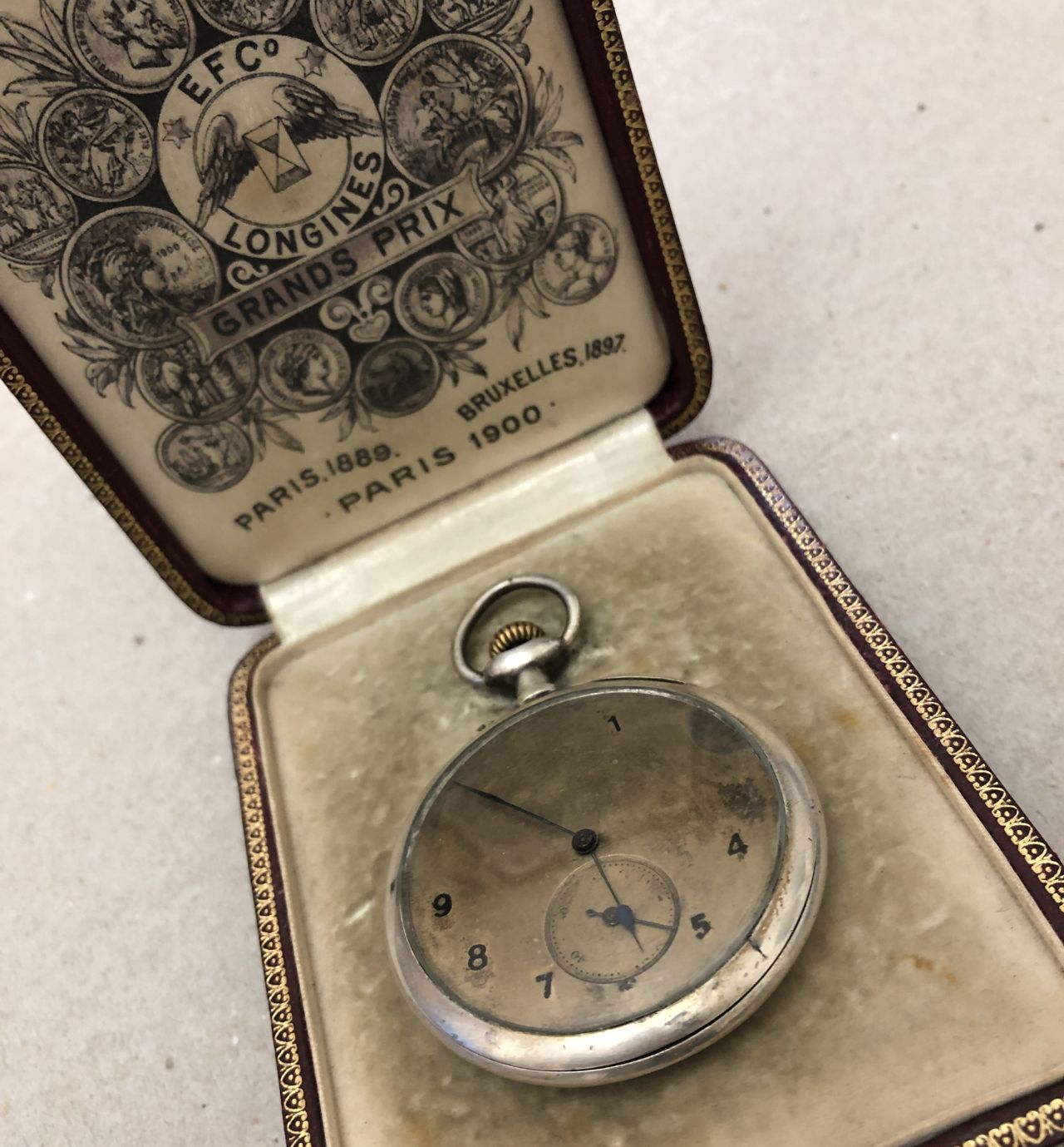 Confuse Discover victim Longines, ceas de buzunar din argint, interbelic, format mare, funcțional +  cutie Longines inceput de secol, – kolectionarul.ro