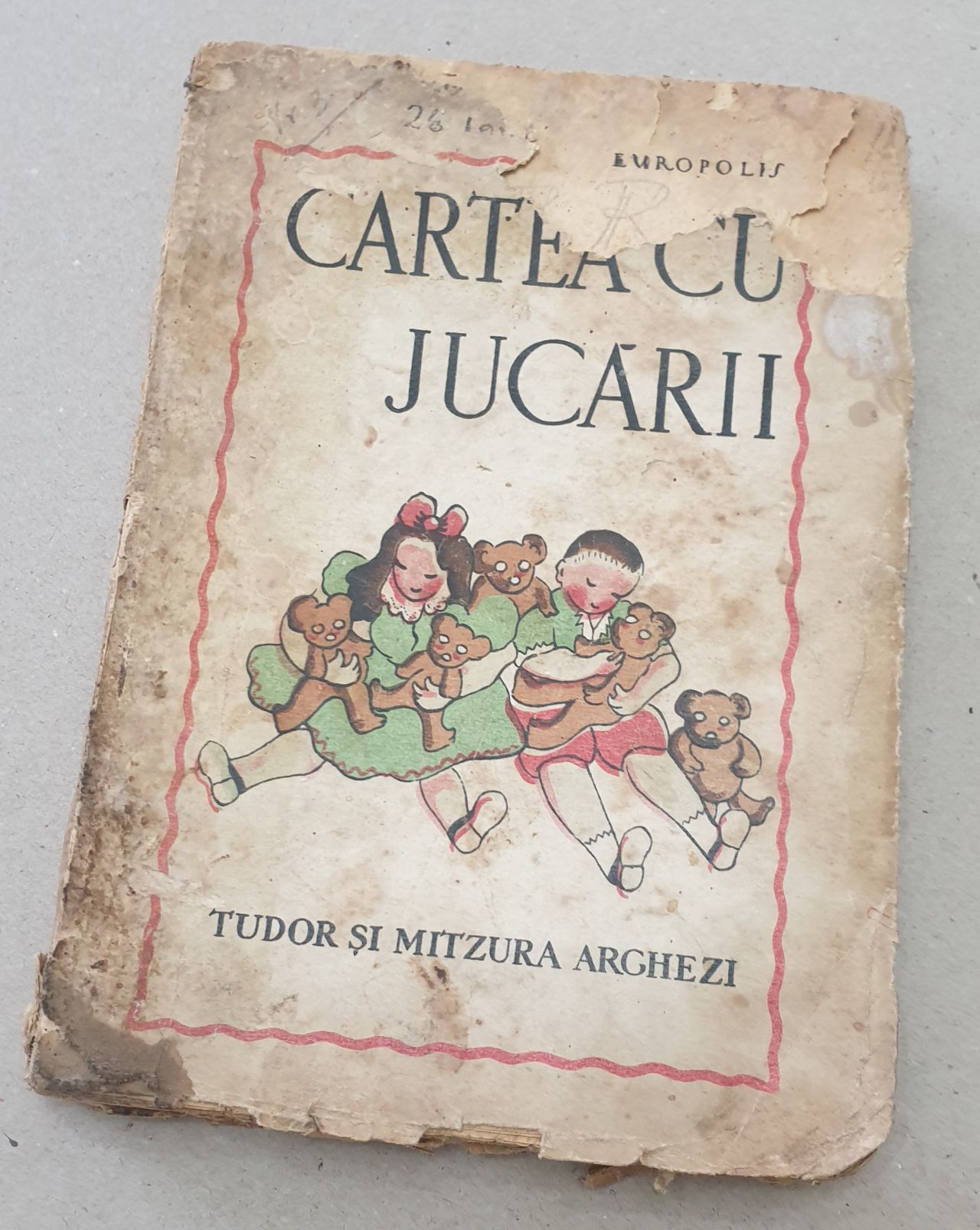 Immunize I found it mischief Cartea cu Jucarii, de Tudor si Mitzura Arghezi, interbelica, format A4, 280  pagini – kolectionarul.ro