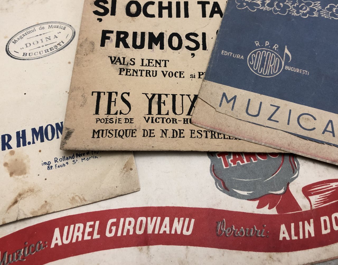 Time suitcase Special 63 partituri muzicale vechi, perioada 1900-1940 – kolectionarul.ro