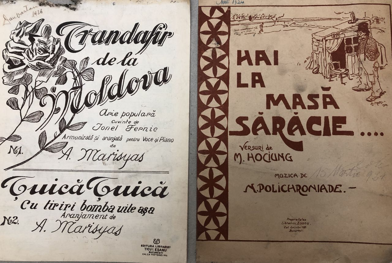 partituri muzicale vechi, perioada 1900-1940 – kolectionarul.ro