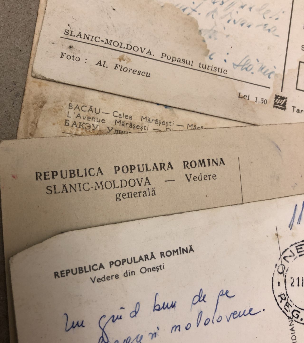 pie Il juice 46 carti postale Bacau (Slanic Moldova, Moinesti, Onesti, etc), RPR si RSR,  anii 60-80 – kolectionarul.ro