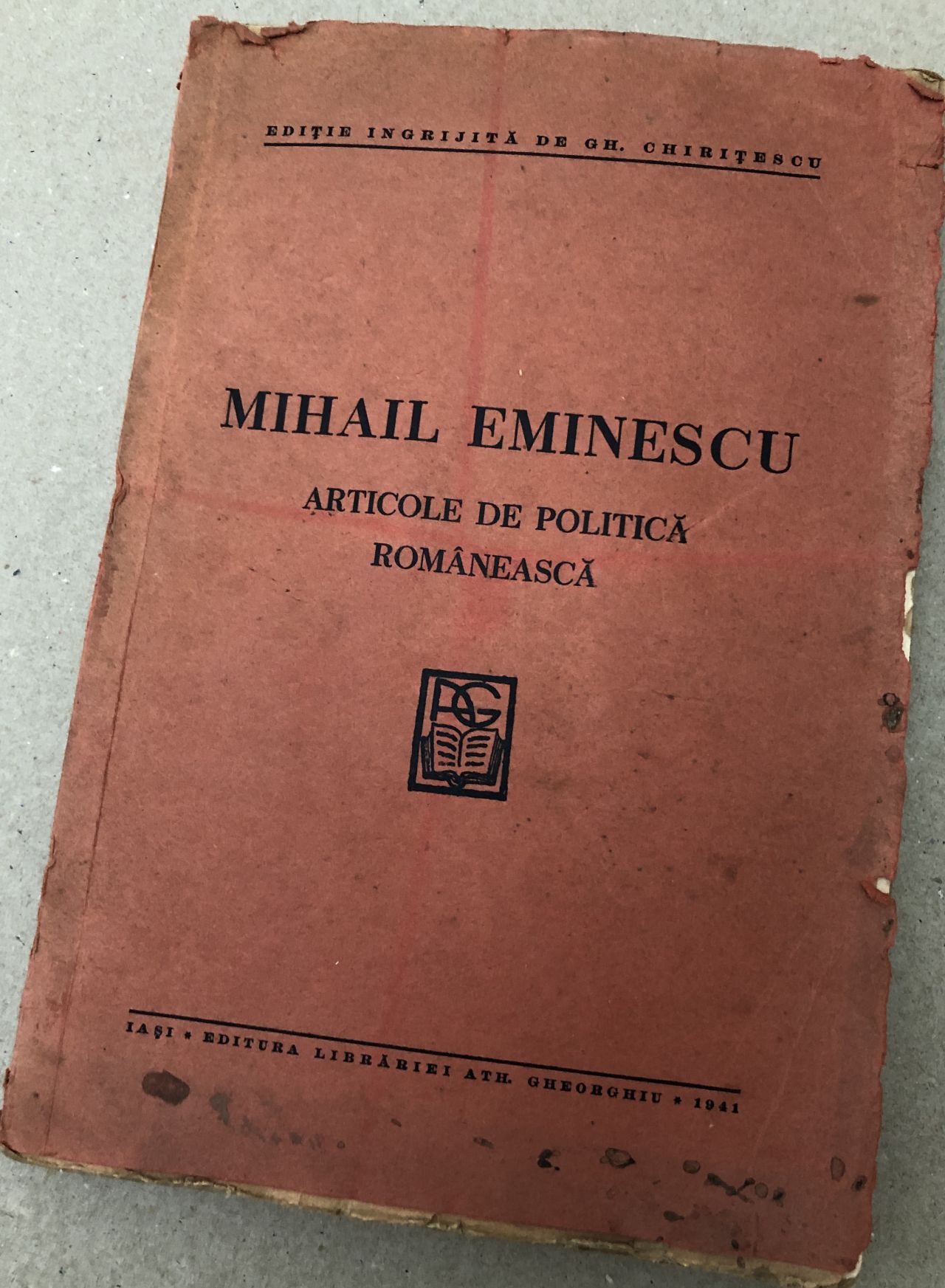 Behavior tar Stick out Mihai Eminescu, articole de politica (antisemita), carte veche 1941, tiraj  1800 ex, raritate, 202 pagini (cc22) – kolectionarul.ro